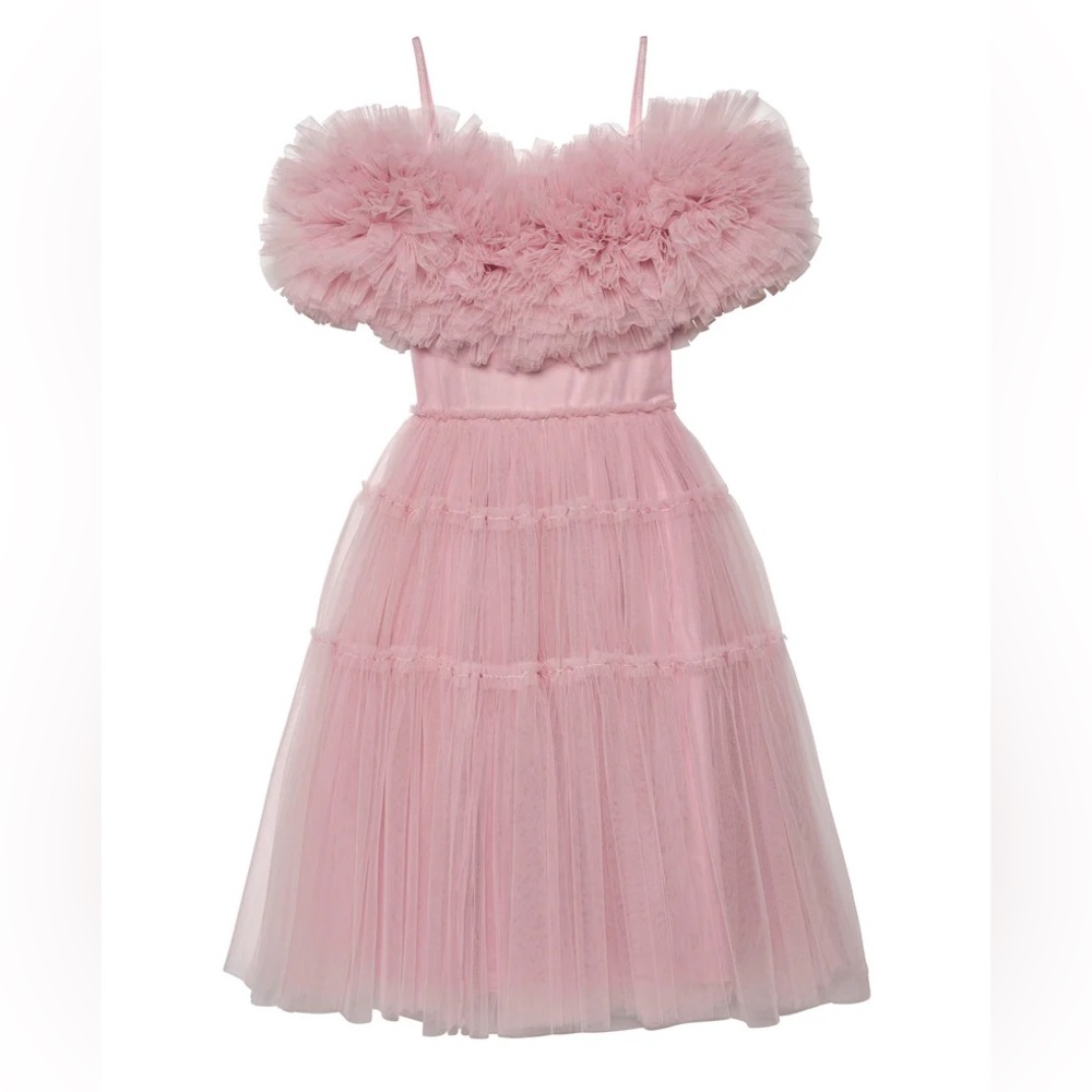 Tutu Du Monde Pink Ruffled Kids Formal Dress